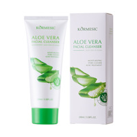 Nettoyant visage à l'aloe vera, nettoyant et hydratant, 100 ml, protecteur, doux pour la peau, rafraîchissant, non desséchant, mousse riche