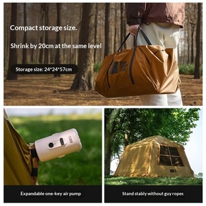 Tente <span class=keywords><strong>gonflable</strong></span> automatique de loisirs, légère, durable, imperméable quatre saisons, portable, pour le <span class=keywords><strong>camping</strong></span> en plein air et les séjours de nuit - Product Image 4