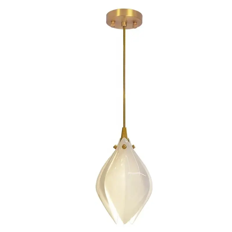 Customized luxury chandelier ceramics flowers ceiling lamp adjustable LED light