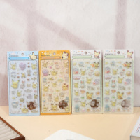 Pegatinas en relieve de dibujos animados japoneses, pegatinas decorativas de dibujos animados, decoración para carcasas de teléfonos móviles y artículos de papelería