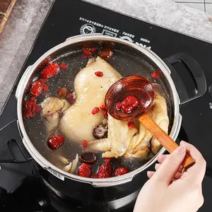 New Arrival Cookware Multisize Kitchen Cooking Pot Double Bottom Induction Pressure Pot Stainless Steel Pressure Cooker