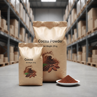 Poudre de cacao noir de qualité supérieure, procédé hollandais, pour la pâtisserie professionnelle, les boissons, le chocolat et la confiserie
