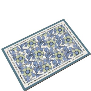 Alfombra de Baño Floral Estilo Americano, Rectangular, de Tierra de Diatomeas, Absorbente, Antideslizante, para Entrada de Baño - Product Image 5