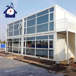 Contenedores plegables prefabricados de 20 pies y 40 pies, casas portátiles móviles plegables para oficina, casa de paquete plano, tecnología de lujo - Product Image 6