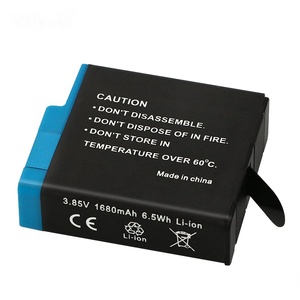 <span class=keywords><strong>Batterie</strong></span> au lithium rechargeable PowerTrust AHDBT-901 3.85V 1680mAh noire pour caméra d'action Go Pro <span class=keywords><strong>5</strong></span>/6/7/8 en stock - Product Image 2