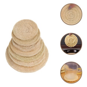 Posavasos de Esponja de Lufa Redondo, Alfombrilla Aislante de Calor para Tetera, Accesorios para la Ceremonia del Té Kung Fu, 7CM 8CM 9CM 10CM 11CM 12CM 13CM 15CM - Product Image 5