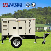 Meilleur prix Générateur diesel mobile 40kW 50kVA à refroidissement par eau avec capot insonorisé – Alimentation principale/de secours fiable