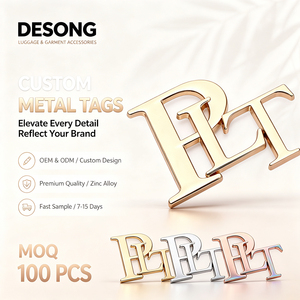 Custom Zinc Alloy Metal <b>Name</b> Tag Hard Enamel Nameplate Engraved Logo - Product Image 1