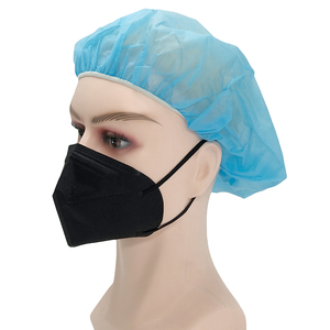 <span class=keywords><strong>Masque</strong></span> jetable <span class=keywords><strong>FFP2</strong></span> avec valve, coussinet nasal en mousse et sangles de tête, 5 couches, <span class=keywords><strong>noir</strong></span>, pour une protection fiable contre la poussière et les particules - Product Image 2