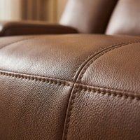 Sofa Kulit Asli Mewah XIYUA Tiga Dudukan Kaki Baja Tahan Karat Busa Desain Modern Apartemen Ruang Tamu Rumah Hotel Villa 10