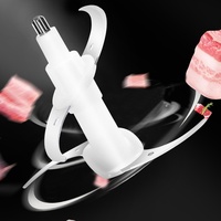 Hachoir à viande électrique multifonction en acier inoxydable, alimentation manuelle, capacité 2L, 2 vitesses, portable – Offre spéciale