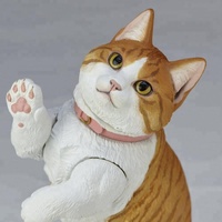 Figura de acción de vinilo suave de diseño, personaje de gato Munchkin personalizado, serie de arte coleccionable móvil