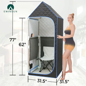 Uso domestico rilassante portatile sauna a infrarossi tenda grande scatola sauna con sedia sauna - Product Image 3