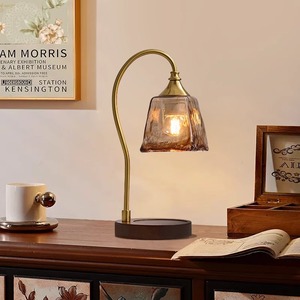 French Style Retro Table <b>Lamp</b> E27 <b>Switch</b> Control For Living Room Bedroom Study Light Luxury Ambient Lighting - Product Image 2
