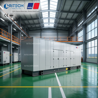 Générateur diesel de construction robuste 1000 kW 1 MW 1000 kVA, générateur MTU, générateur de secours d'urgence ATS