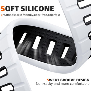 <span class=keywords><strong>Cinturino</strong></span> in Gomma Morbida per Iwatch Serie 11 10 9 8 7 6 5 4 3 2 1 Ultra, <span class=keywords><strong>Cinturino</strong></span> Bicolore per <span class=keywords><strong>Apple</strong></span> 38-49mm - Product Image 3