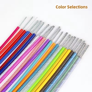 Cuerda <span class=keywords><strong>de</strong></span> alambre <span class=keywords><strong>de</strong></span> <span class=keywords><strong>acero</strong></span> galvanizado colorido arcoíris PU PP PA6 PE recubierto Gi <span class=keywords><strong>Cable</strong></span> <span class=keywords><strong>de</strong></span> alambre <span class=keywords><strong>para</strong></span> <span class=keywords><strong>tendedero</strong></span> cuerda <span class=keywords><strong>de</strong></span> alambre <span class=keywords><strong>inoxidable</strong></span> recubierto <span class=keywords><strong>de</strong></span> vinilo - Product Image 6