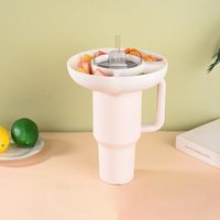 Bestseller Plastic fruitschaal met compartimenten voor snacks en fruit