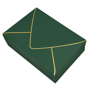 Tùy chỉnh sang trọng giấy phong bì bán buôn cho món quà cưới bao bì phong bì mãi mãi gửi thư tem tình yêu trang trí dán - Product Image 3