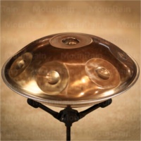 Mountain Rain Handpan Sound Healing Drum Meditative Yoga Tool for Alignment Crafted Other metal