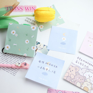 Bloc-notes adhésif Daisy, 1740, ours, N times, collage du carnet de notes - Product Image 3