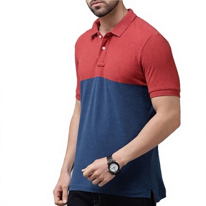 Camiseta de Punto Sólida para Hombre, Manga Corta, Algodón Transpirable de Secado Rápido, Diseño Casual con Logotipo Frontal - Product Image 3