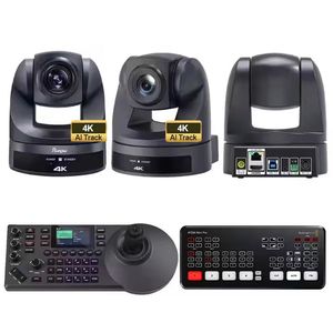 Kit de cámara de transmisión de envío gratis USD1580 H430 = 3 uds <span class=keywords><strong>4K</strong></span> 30X PTZ cámara de conferencia Streaming AI Track + controlador + BMD <span class=keywords><strong>Atem</strong></span> <span class=keywords><strong>mini</strong></span> <span class=keywords><strong>pro</strong></span> - Product Image 1