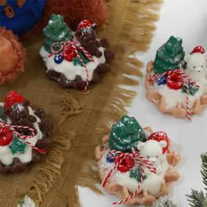 New Christmas Cookie Shaped Scented <b>Candle</b> Cute Dessert Photo Prop Birthday <b>Gift</b> Fragrance <b>Candle</b> For Girls Friends - Product Image 4