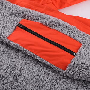 Fábrica personalizada de alta calidad forro polar impermeable a prueba de viento nadar <span class=keywords><strong>playa</strong></span> mantener caliente bata cambiante - Product Image 3