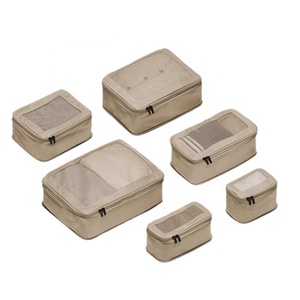 Vente en gros, offre spéciale, sac de rangement personnalisé, sac à chaussures suspendu pour vêtements, cosmétiques, cubes d'emballage à compression en maille carrée - Product Image 1