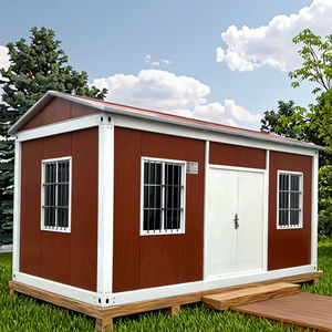 حاوية حديثة 20 قدمًا بغرفة نوم واحدة قابلة للفصل صغيرة محمولة مكتب منزل جاهز الصنع بسهولة مجموعة وحدات مدرسة شقة فندقية فيلا - Product Image 1