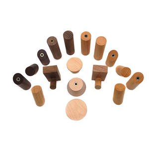 Gancho de Pared de Madera Personalizado YUESHEN, Perchero de Madera Maciza para Baño, Gancho de Madera para Entrada, Piezas Mecanizadas por CNC - Product Image 2