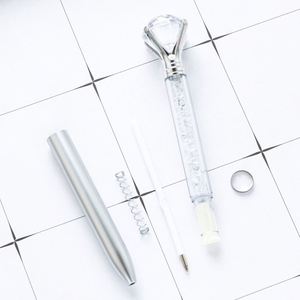Custom Crystal Bulk <b>Refill</b>, Diamond Top <b>Pens</b> With Black Ink for Office, School, Home & Gift Use - Product Image 4