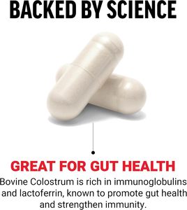 Bağırsak sağlık ve bağışıklık hormonu ve antibiyotik desteklemek için Immunoglobulin laktoferin ile OEM Bovine Colostrum kapsül takviyesi - Product Image 3