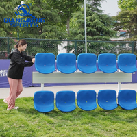 Sièges d'athlètes personnalisés pour stades, bancs de réserve pour équipes, gradins en aluminium
