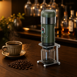 Machine à café <span class=keywords><strong>expresso</strong></span> électrique portable - Mini compacte sans fil avec contrôle de température, facile à nettoyer pour voiture, extérieur, camping, maison - Product Image 4