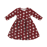Robes de fillettes pour enfants de 3 à 5 ans, vêtement imprimé de fleurs, 220gms