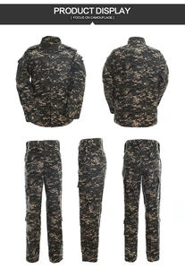 Veste et <span class=keywords><strong>pantalon</strong></span> de combat, costume tactique formel, uniforme camouflage urbain numérique - Product Image 5