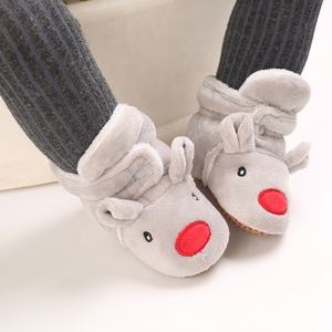 <span class=keywords><strong>Chaussons</strong></span> en polaire de coton pour bébé nouveau-né, chauds pour l'hiver, 0-18 <span class=keywords><strong>mois</strong></span>, chaussettes pour bébé, chaussures - Product Image 2
