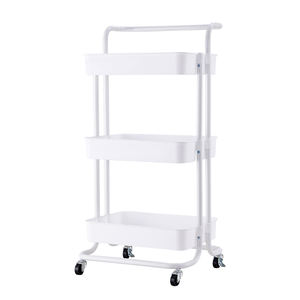 Salon Meubels Kapper Trolley Schoonheidsapparatuur Metalen Op Maat Gemaakte Kapper Mobiele Rollende Salon Kar Haaropbergwagen - Product Image 4