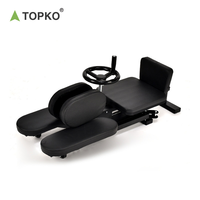 TOPKO Équipement d'entraînement de gymnastique robuste Machine de civière de jambe réglable pour l'entraînement d'étirement et de fente des jambes
