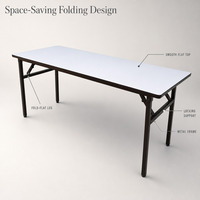 Table de banquet d'hôtel pliable rectangulaire, table pliable de qualité commerciale pour mariage, traiteur, événement, fête