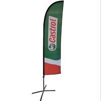Personnalisé Personnalisé Publicité Bannière de Vol De Plage Drapeau De Plume Personnalisé