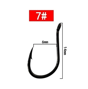 Hameçons métalliques robustes pour la pêche en mer au bar et à la truite, accessoires de pêche en bateau pour la pêche en rivière au requin, au sturgeon et au thon - Product Image 5