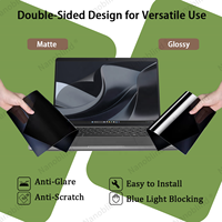 Filtre de confidentialité amovible pour ordinateur portable de 14 pouces 16:10 pour Dell, film PET anti-reflet, protection des yeux, bloque la lumière bleue, empêche les regards latéraux