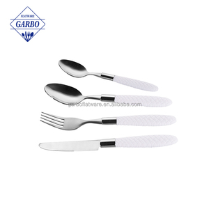 Trung quốc sản xuất bạc Flatware Set thép không gỉ đồ dùng với nhựa xử lý bao gồm Dao/nĩa/Muỗng dao kéo - Product Image 5