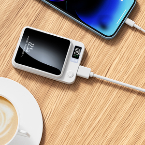 พาวเวอร์แบงค์ขนาด10000mAh แบบพกพาแบตสำรองไร้สายแม่เหล็ก22.5W สำหรับ <span class=keywords><strong>iPhone</strong></span> 17 16 <span class=keywords><strong>PRO</strong></span> MAX 12 <span class=keywords><strong>13</strong></span> <span class=keywords><strong>Pro</strong></span> - Product Image 2