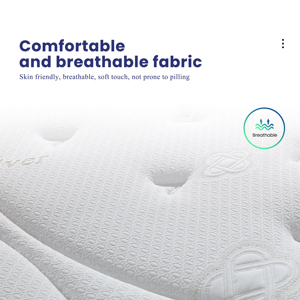 Tùy Chỉnh Kích Thước Thoải Mái Khó Cảm Giác Duy Nhất Bọt Mùa Xuân Giường Với Bền Bộ Nhớ Bọt Thiết Kế Hiện Đại Cho Nhà Hoặc Khách Sạn Phòng Ngủ - Product Image 4