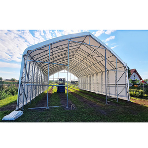 Abri de stockage très demandé, tente d'entrepôt robuste certifiée CE, garages, auvents et abris de voiture en acier métallique enduit de PVC - Product Image 5