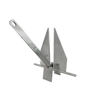 AISI316 Boat Anchor High Precision Mirror Polished 40KG Danforth Anchor Stainless Steel Anchor